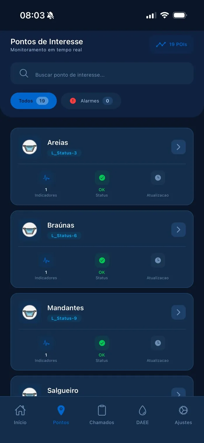 Gestão de chamados de campo no app VecView