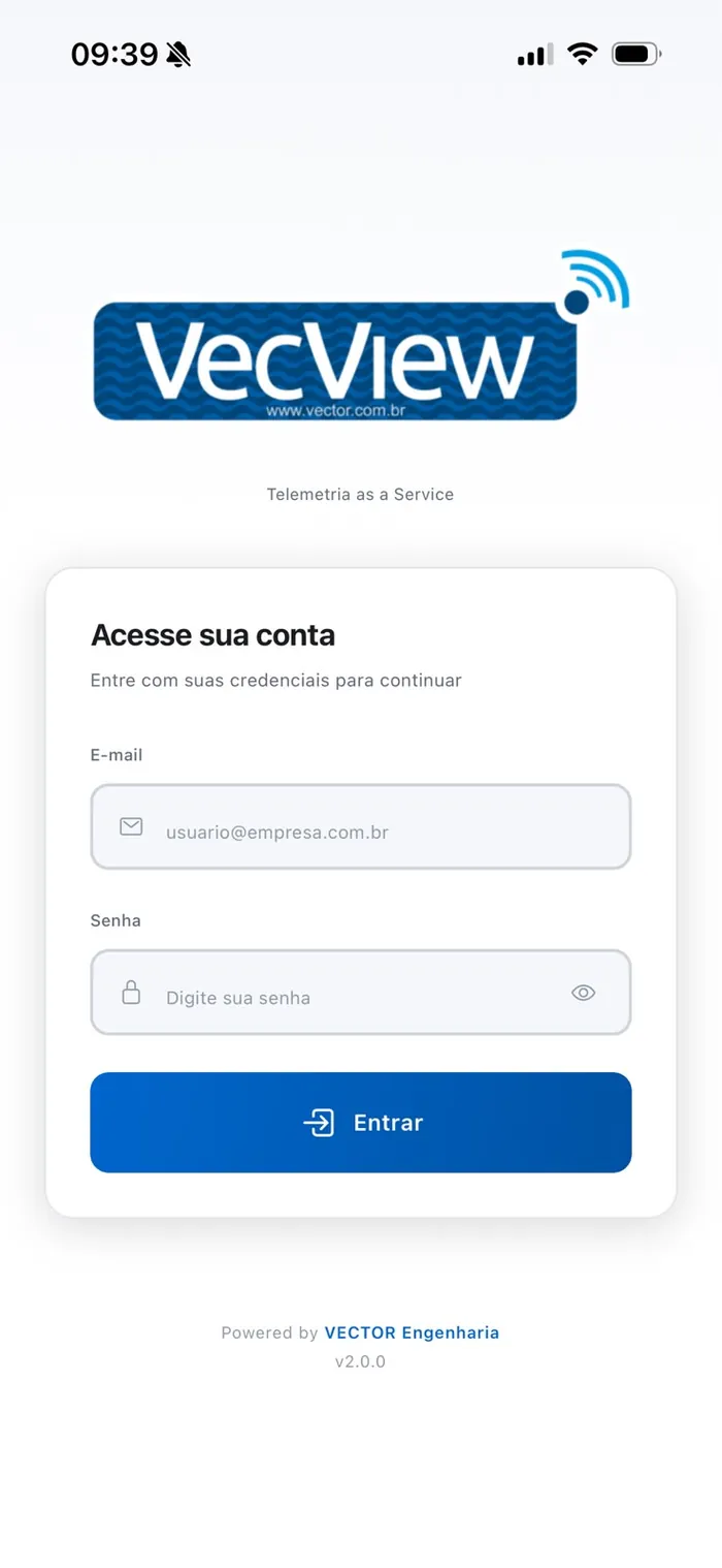 Mapa de pontos de interesse monitorados no app VecView (tema claro)